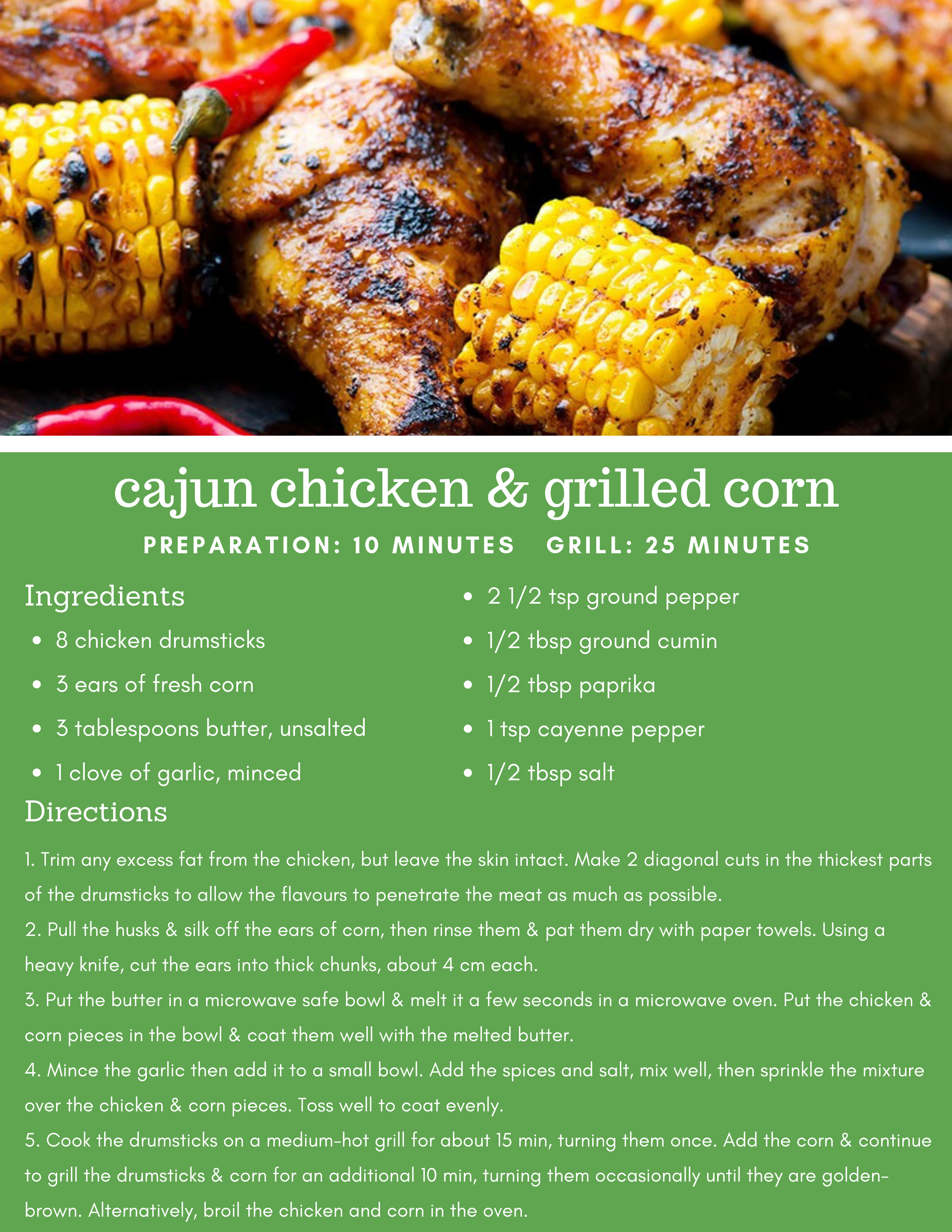 Cajun Chicken & Corn (1)