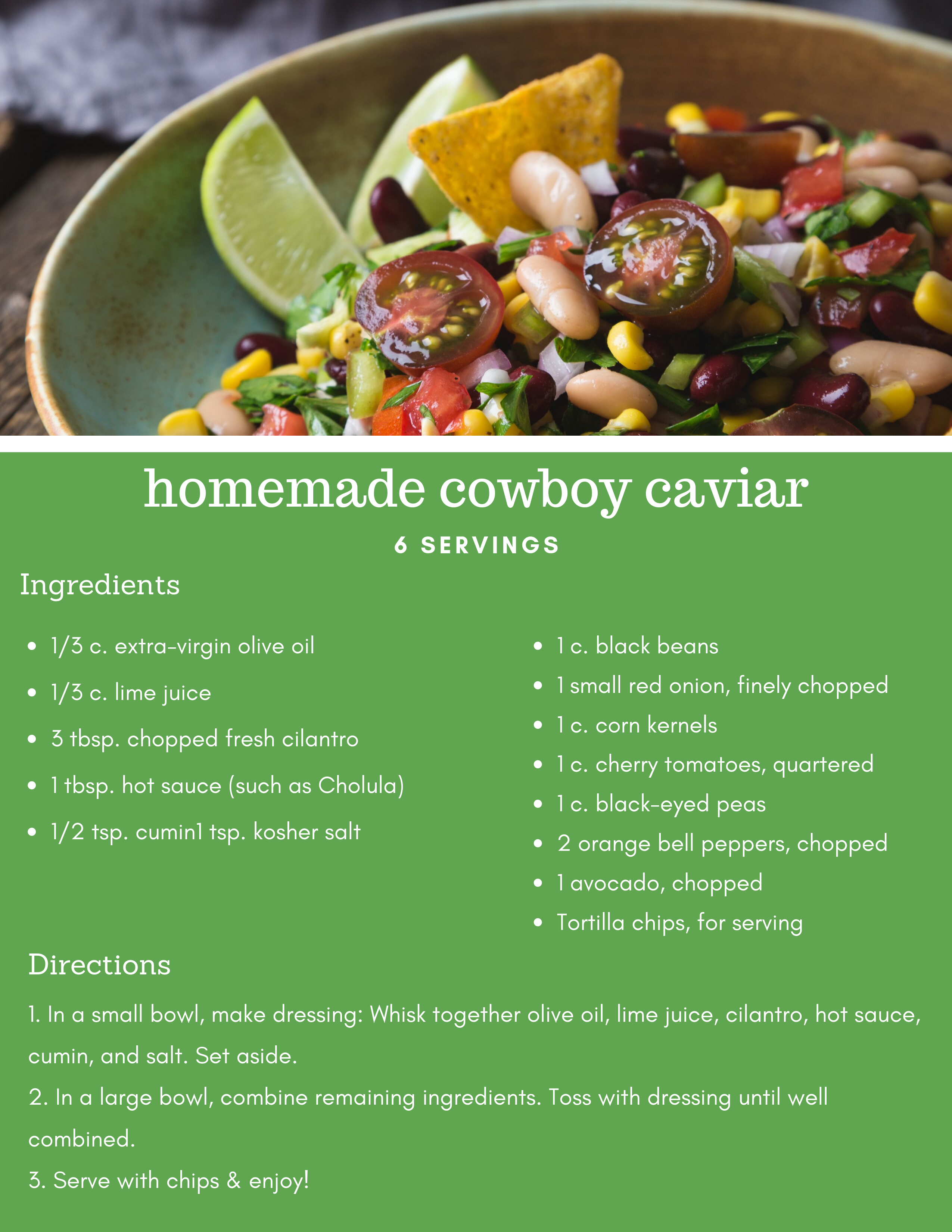 cowboy caviar recipe